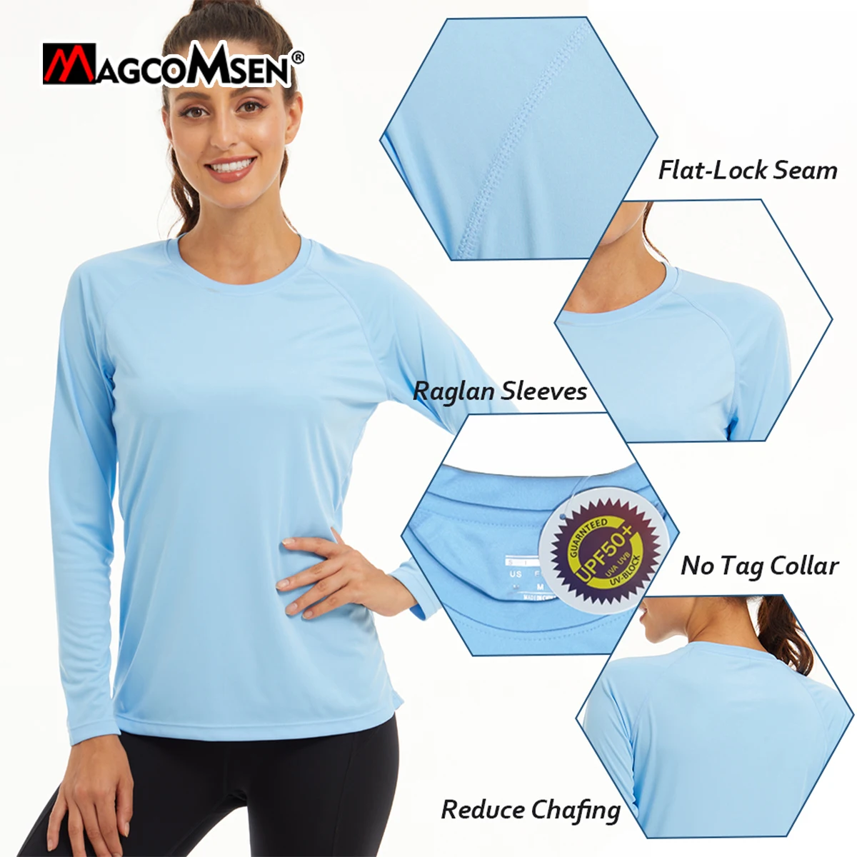 Uv Filter Long Sleeve T-shirts, Women's Uv Filter Shirt