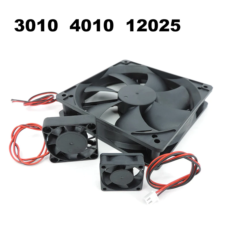 3010 4010 1 Fan 5V 12V Fan DC Brushless oil Cooling 30x10mm 40x10mm 120x120x25mm 2PIN PC Computer Case Cooler cooling fan,gaming cooling fan,industrial cooling fan,3d printer fan