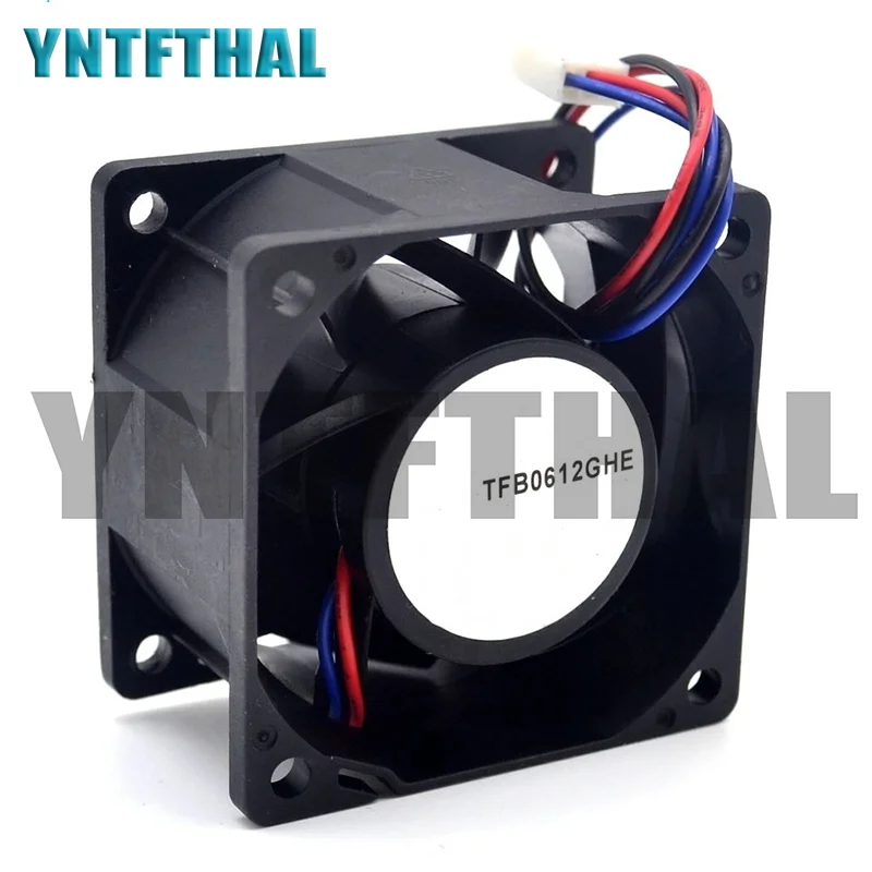 

12V 1.68A 20.16W Brand New Cooler Fan 60*60*38MM TFB0612GHE Pressurized Version Heatsink Chassis Cooling 6Pin 3-Wire