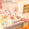 Cartoon Desk Organizer Box Button Cosmetics Storage Box With Lid Mini Jewelry Organizer Cosmetics 4