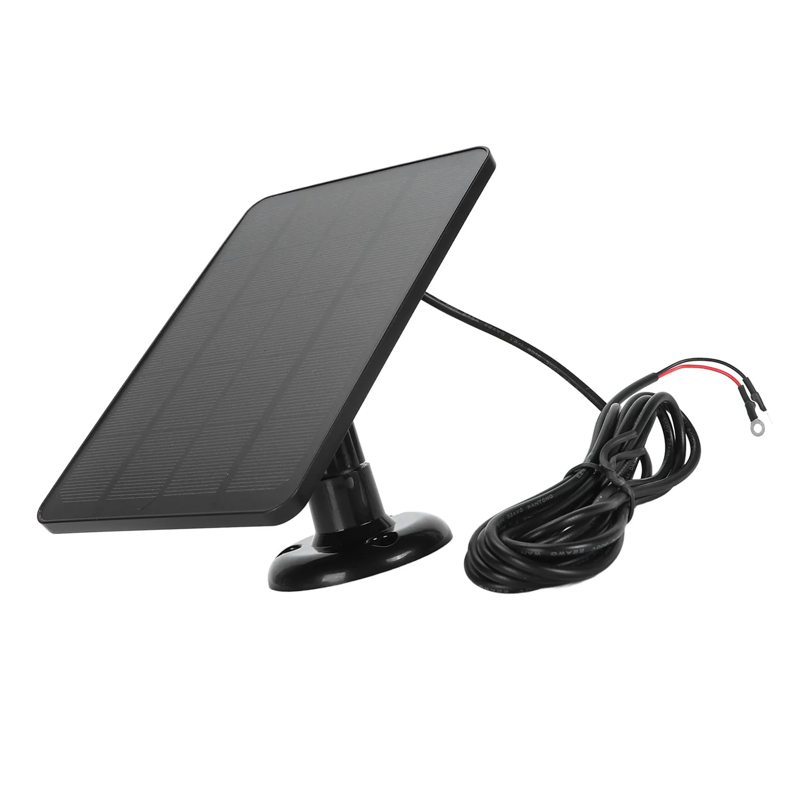 Solar Panel Camera Weatherproof 10W IP66 Waterproof Doorbell Solar Panel 5V for Doorbell 3 for 4 Plus