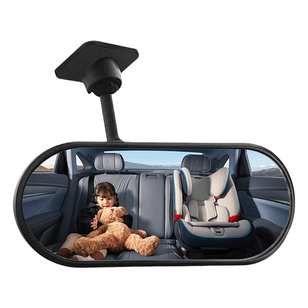 Baby Car Mirror 360° Adjustable Car Seat Mirror Adhesive Mount Automotive Rearview Baby Observation Mirror for Kids Observing