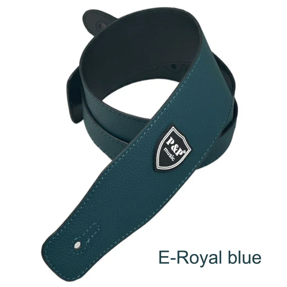 Premium 2.5 PU Leather Adjustable Guitar Strap - Soft & Comfortable for All Guitars