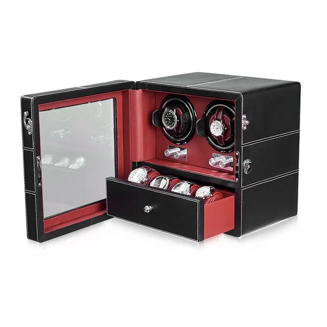 Silent Movement Watch Winders Automatic Rotating Winder Watch Box