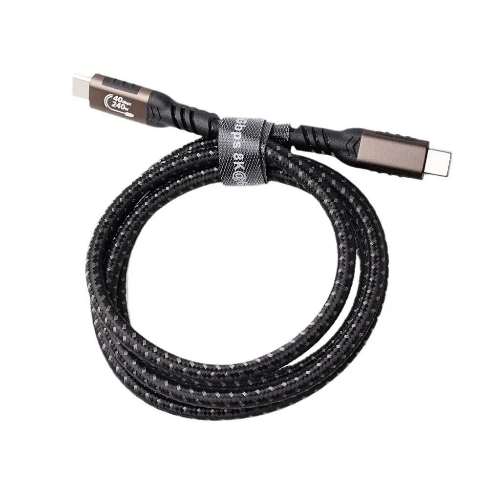 240W Charger Data Transfer USB 4 Cable for Thunderbolt 4 Full Feature Type C 40Gbps Dual 8K Video Cord For Thunderbo