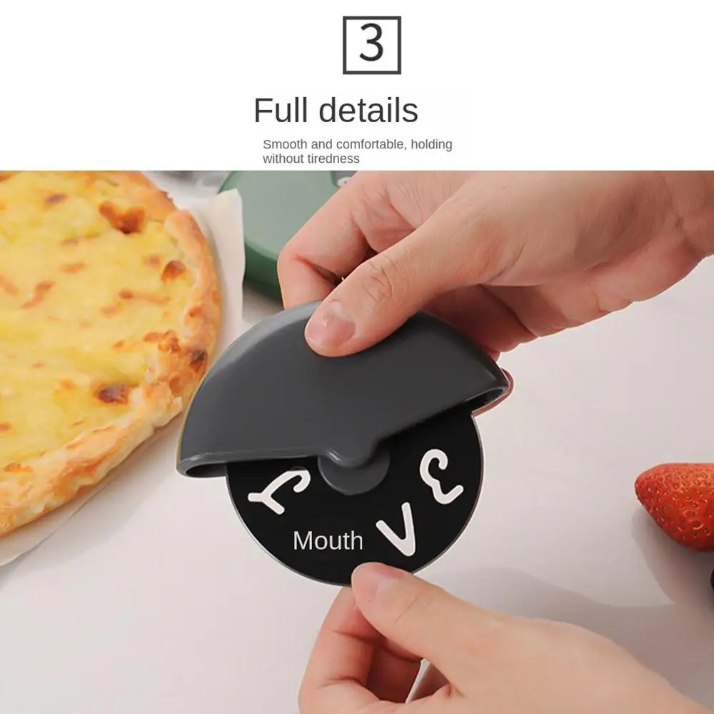 Baking Slicing Stainless Steel Pizza Cutter for Thin Crust