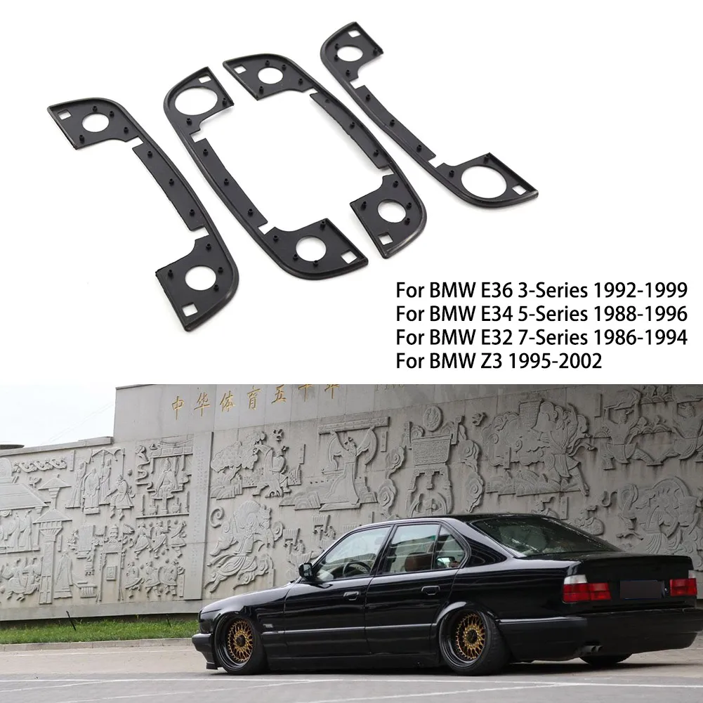 Exterior Set X4 Door Handle Rubber Seal Gaskets For Bmw E36 E34 E32 3 5 7 Series Bmw Z3 Car Accessories Protect Car Door Handle