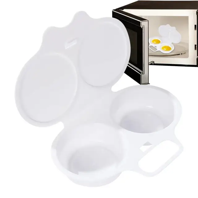 1pc Lightweight Poached Egg Maker Durable PP Microwave Cooking