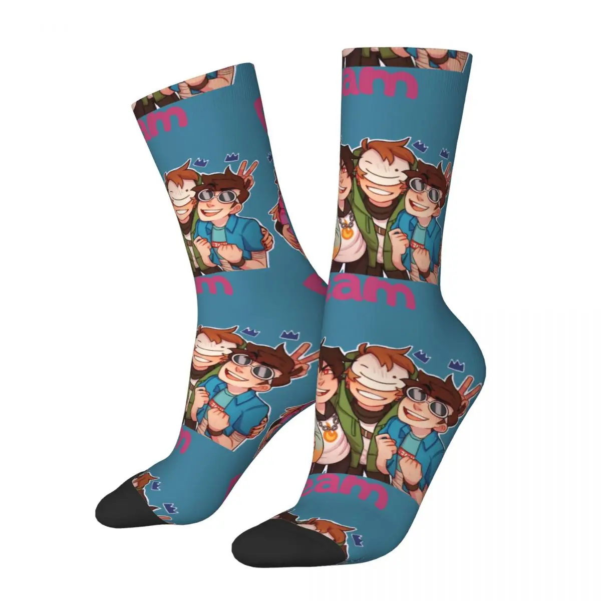 

Hip Hop Vintage All Members Crazy Men's compression Socks Unisex Dream SMP Seamless Printed Funny Novelty Happy Crew Sock