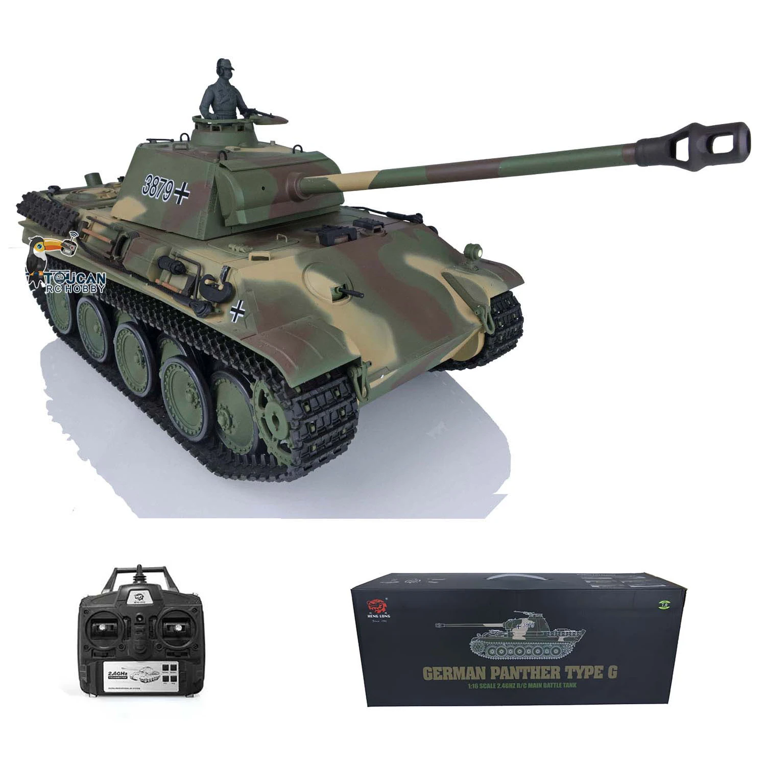 1/16戦車ラジコン　ドイツパンサーG　ヘンロン3879-1　7.0基板 Amazon.co.jp: ☆最新7.0ver☆ 1/16 戦車ラジコン ドイツ陸軍 中