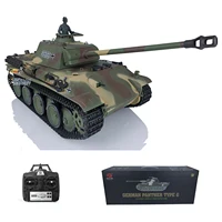 2.4G Heng Long 1/16 Scale 7.0 Plastic German Panther G RTR RC Battle Tank Model 3879 Toys Gifts for Boys TH17485 1