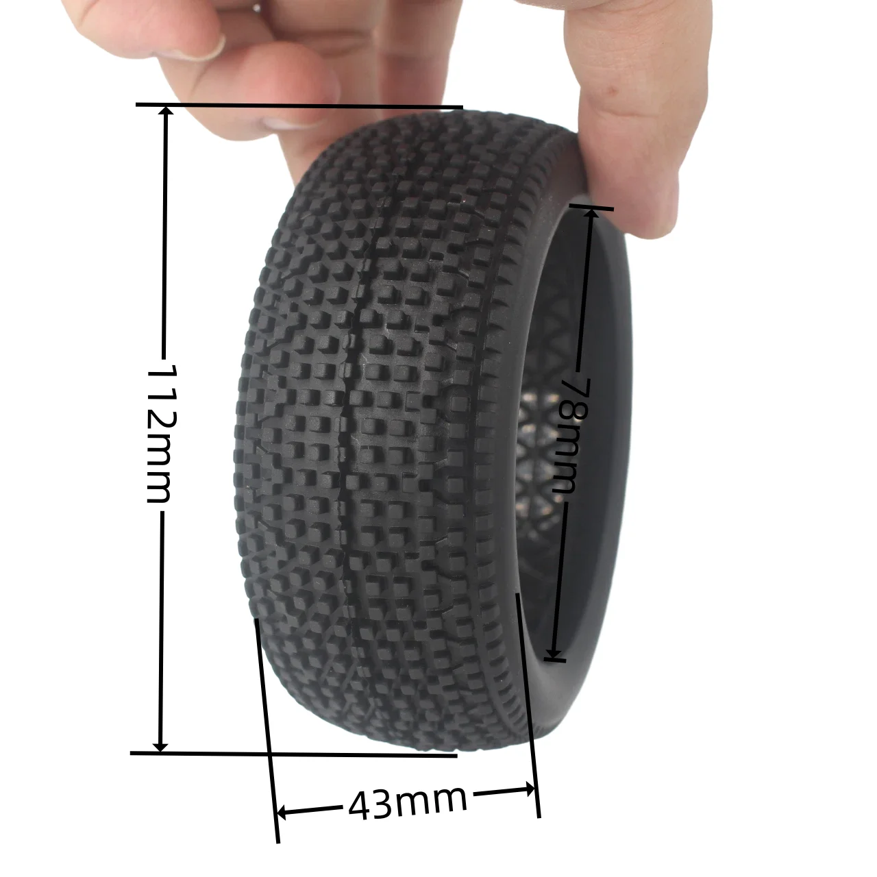 Pièces de rechange pour crawler RC, cubes avec éponge et surface antidérapante pour course.