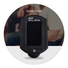 

ENO ET-33 Mini Clip-on Digital LCD Chromatic Guitar Bass Violin Ukulele Chromatic Tuner (Black)