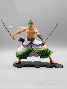 Фигурка из игры «Ван-ПИС», фигурка героя из мультфильма «ророноа», Зоро, меч энма, аниме статуя из ПВХ, Коллекционная модель, игрушки для дете...