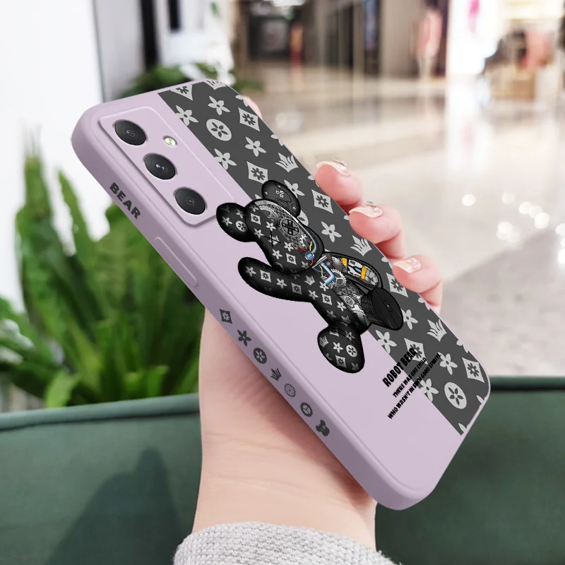 Adorable Bear Printed Phone Case - Cute Protective Cover