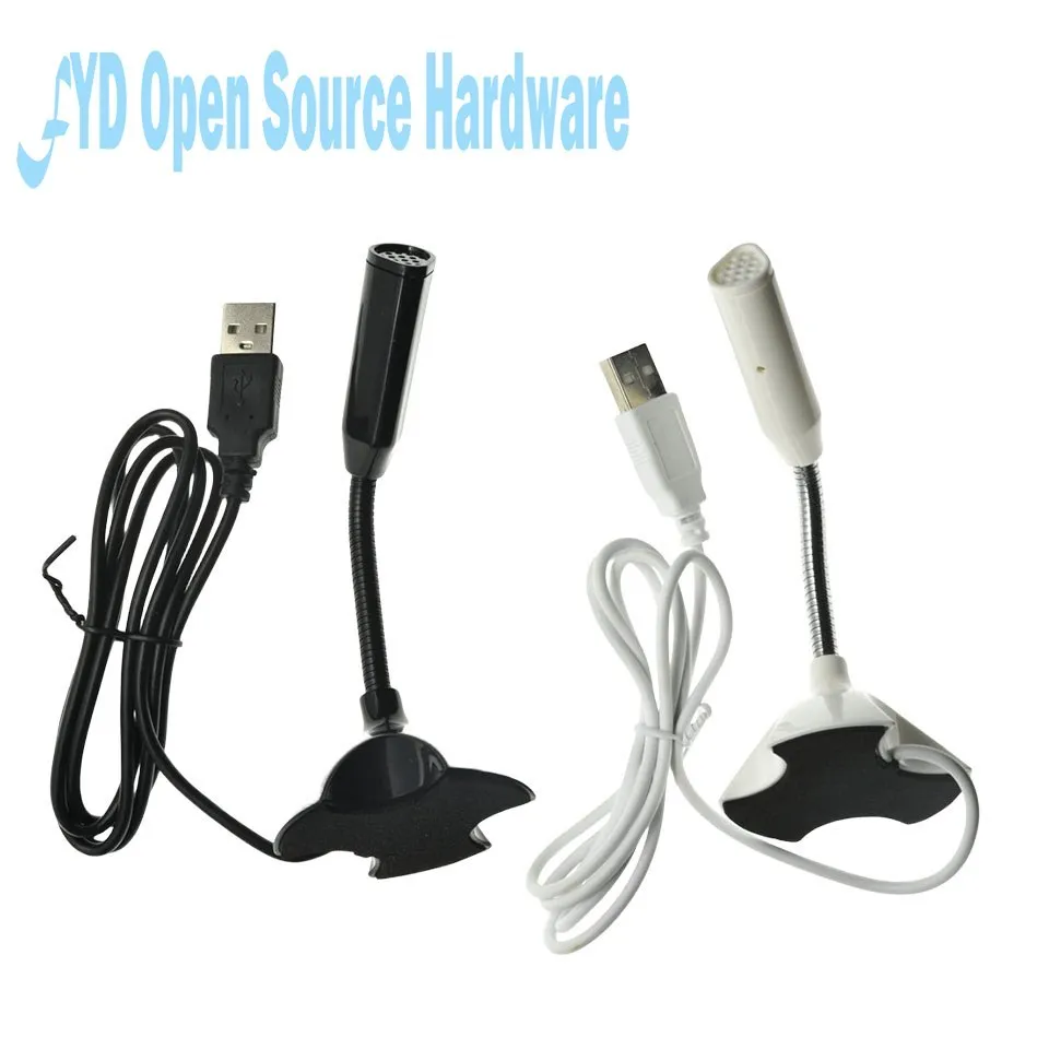 1 Pz Portatile Studio Discorso Mini Usb Microfono Stand Mic Con Supporto Per Microfono Computer Microfoni Per Pc Laptop Mac