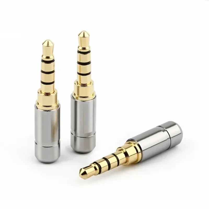 3.5mm 헤드폰 플러그 모노 스테레오 잭 2/3/4 극 Hifi 이어폰 어댑터 3.5 헤드폰 업그레이드 케이블 스피커 오디오 커넥터