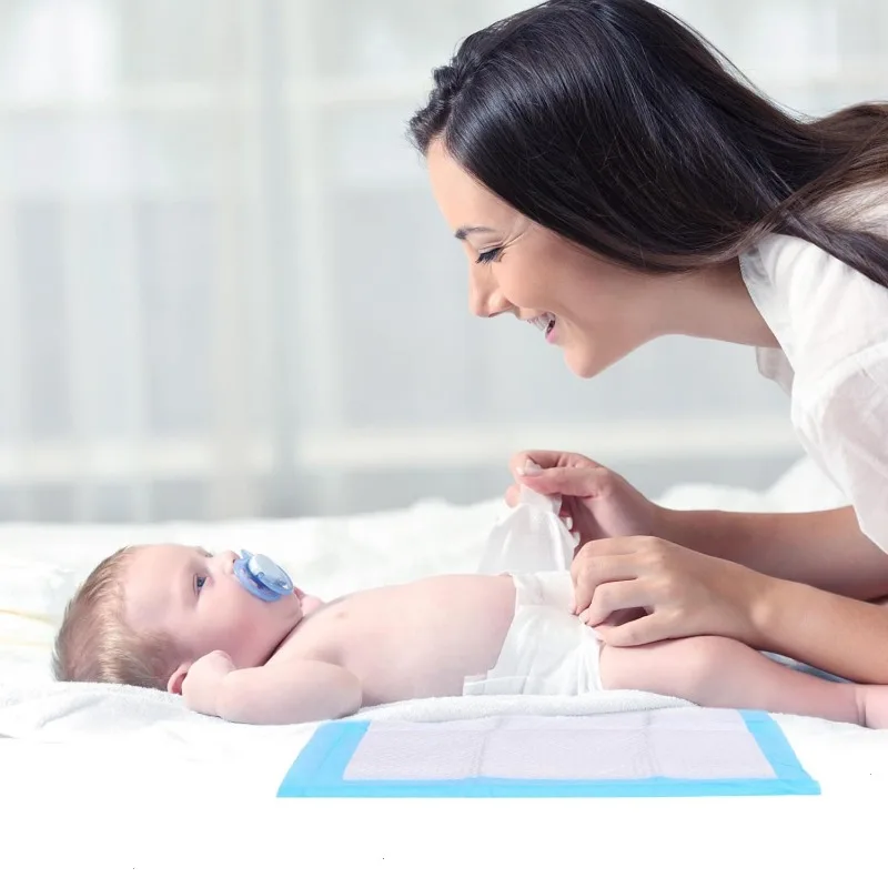 20/40/50/100Pack Fasciatoi Usa E Getta Sottopiedi Usa E Getta Per Bambini Sottopiedi Traspiranti Impermeabili Letto Tavolo Protezione Zerbino - immagine 5