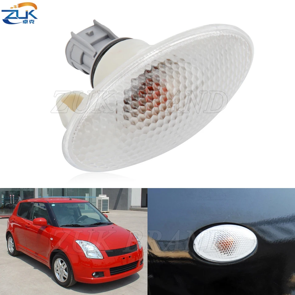 Zuk Car Fender Repeater Lamp Side Turn Signal Marker Light Con Lampadina Per Su Zuk I Swift Grand Vitara Splash Sx4 Agila Apv Alto