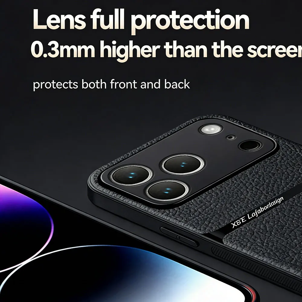 Luxury Shockproof Leather Magnetic Phone Case Coque