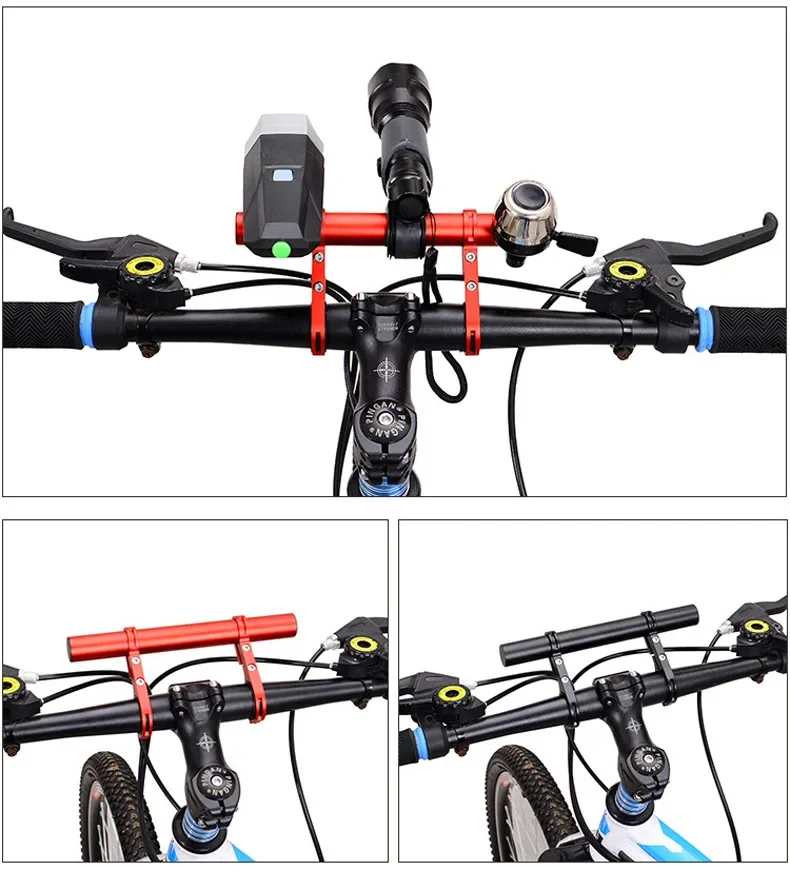 10/20/30cm Fahrradlenker-Verlängerungshalterung MTB-Scheinwerfer-Montageverlängerungsstange Highway Mountainbike Lenker-Verlängerung – Detail 5