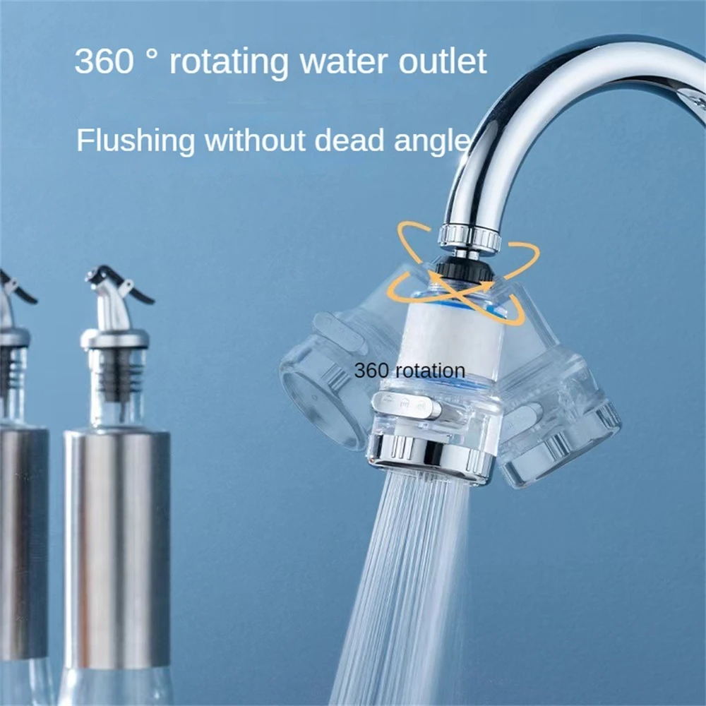 Description Picture 6 of itemKitchen Faucet Water Filter 360° Sink Filter Pressurized Sink Faucet Water Filter Universal Faucet Aerator Bathroom Accessories