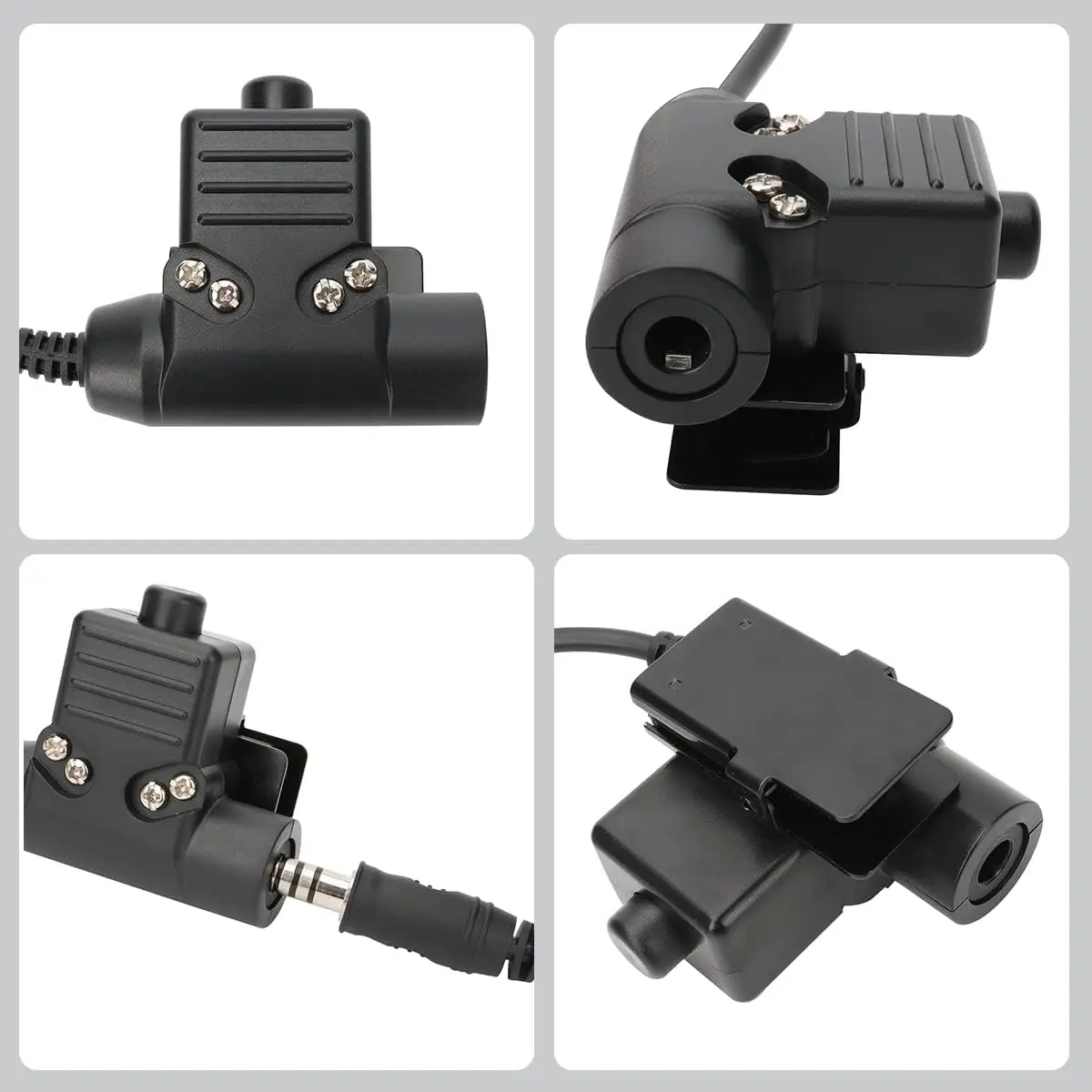 Tactical U94 PTT Tactical Headset Button activated push-to-talk PTT adapter inte