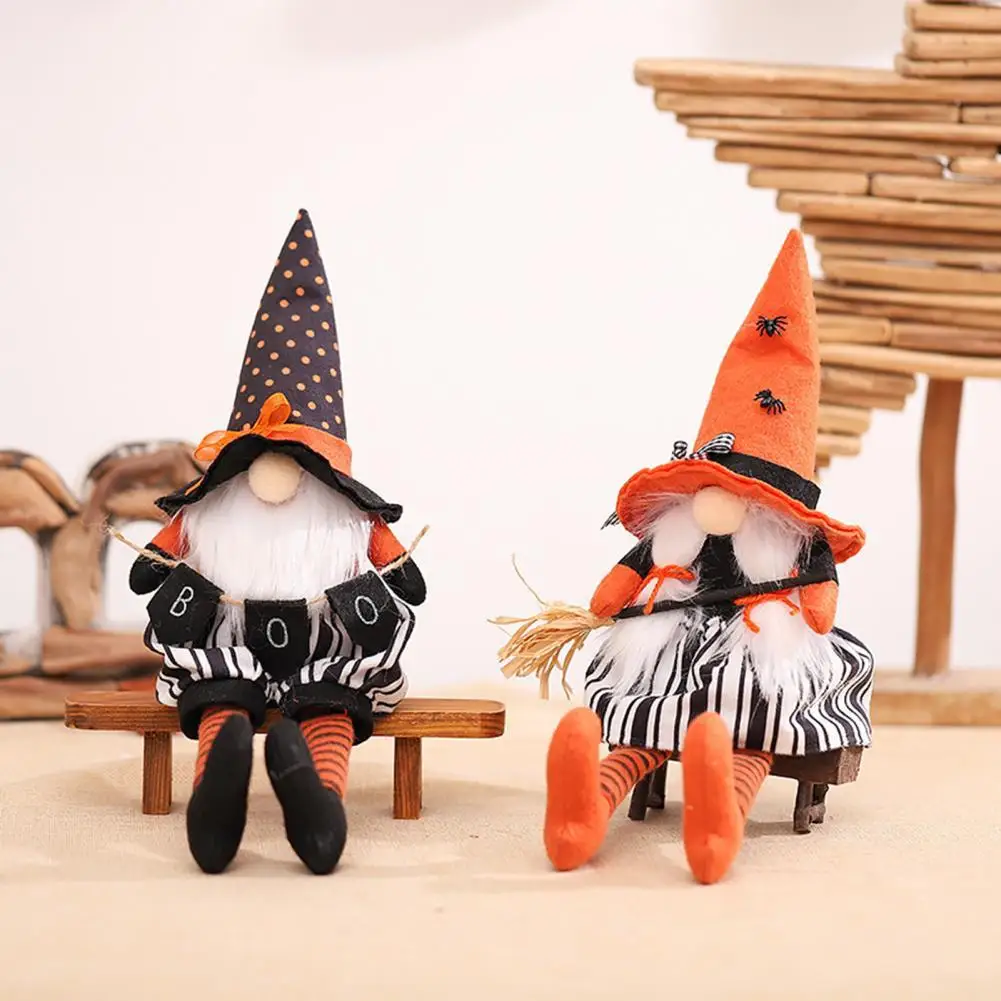 Desktop Ornament Doll High Quality Long Legs Hat Dwarf Elf Toy Small Ornamental Faceless |