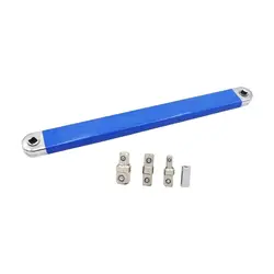 Premium High - Performance Steel Multifunctional Extension Ratchet Wrench Set (Blue)
