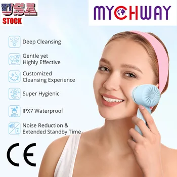 Waterproof Rechargeable Facial Cleansing Brush 1