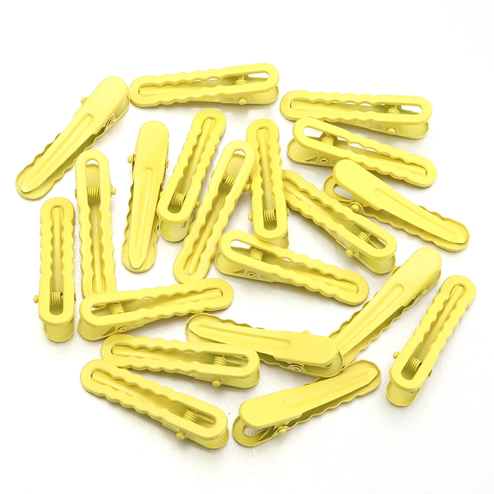 30 stücke Candy Farben Welle Haar Clip Entenschnabel Haar Clip Aushöhlen Barrettes Für DIY Frauen Mädchen Pony Clip Seite scheitel Haar Clip – Detail 7