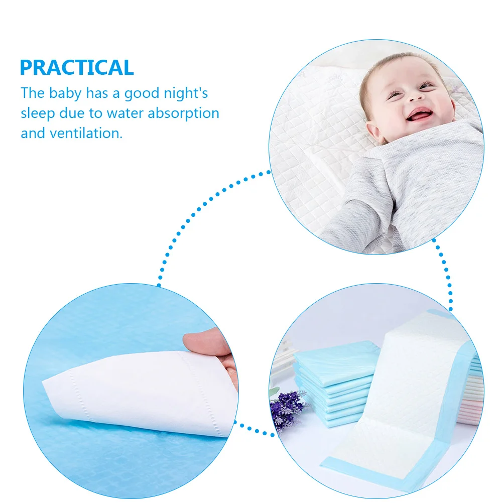 20 Pcs Disposable Changing Pad Waterproof Diaper Pad Non Woven Mat Baby Shower Gifts Newborns Changing Cushion Travel Pee