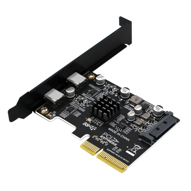 

PCI-Express PCI-e — переходная плата USB 3.1 Type-C Плата адаптера расширения PCIe
