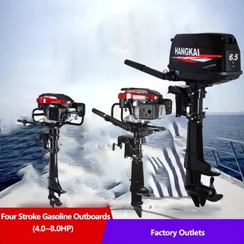 Factory Direct 4-Stroke Petrol Outboard Motor – 4.0HP to 20.0HP Marine Boat Engine for Canoes & Small Boats 1