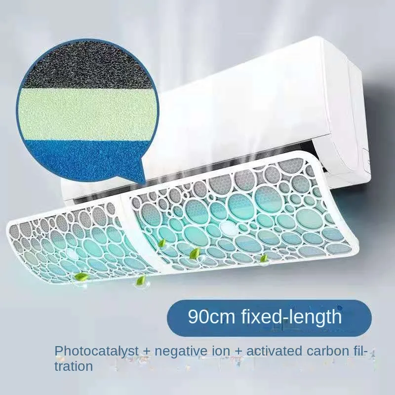 Vanzlife Air Conditioner Wind Deflector AntiDirect Blowing Windshield