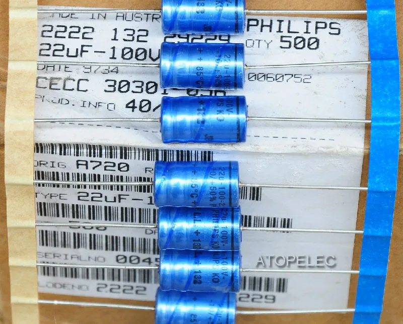 4pcs Vishay Bc Ll Axial Hifi Capacitors Hifi Audio 4.7uf/10uf/22uf