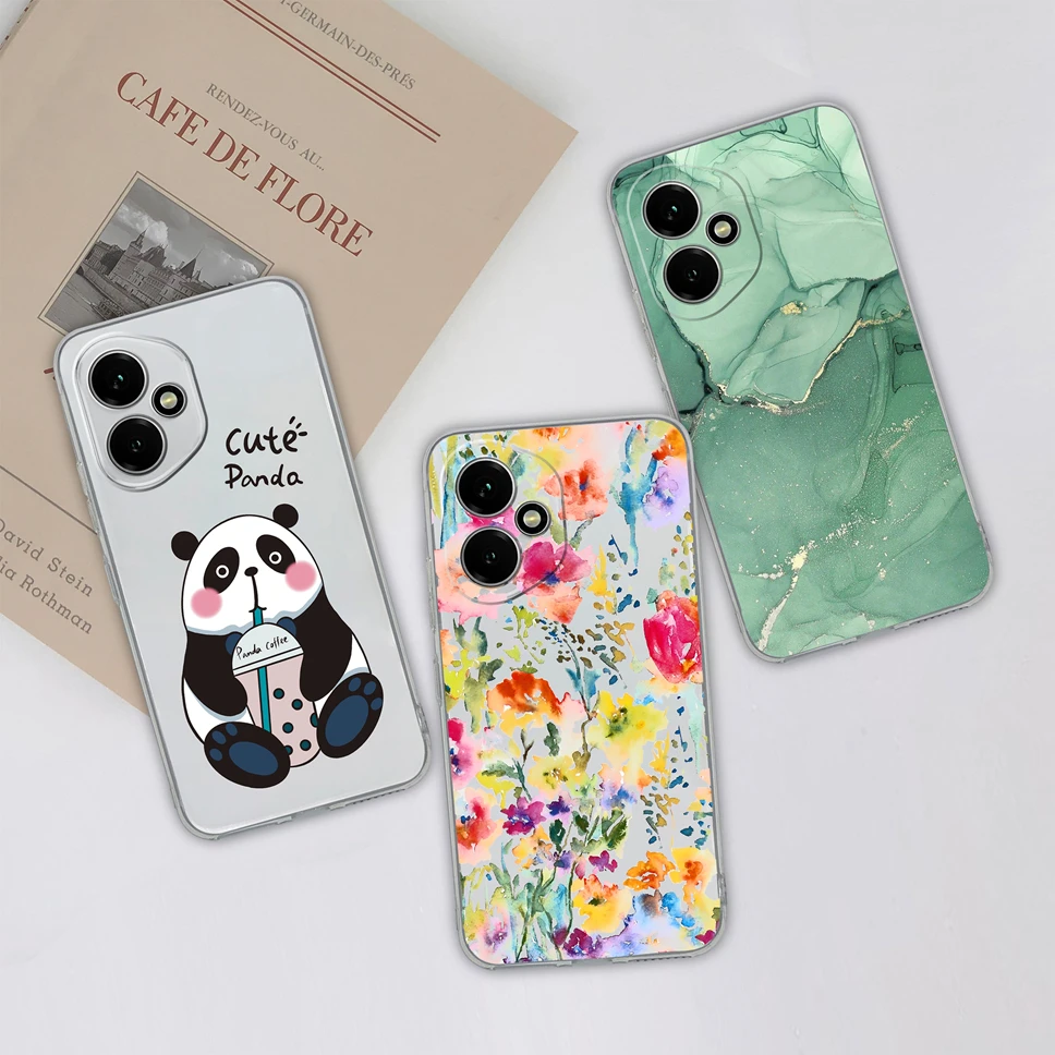 Cute Astronaut Transparent TPU Silicone Phone Case - High Quality Soft Back Cover