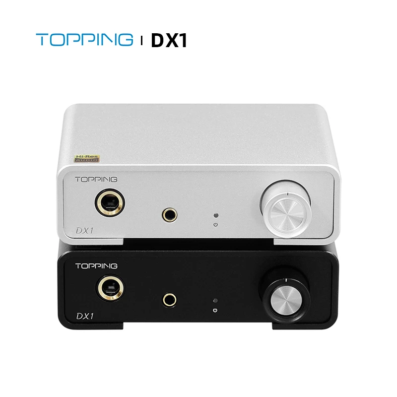 Topping Dx1 Hi Res Audio Dac E Amplificatore Per Cuffie 6.35Mm 3.5Mm Uscita Line Out Ak4493S Dac Usb Dsd256 Pcm384 Xmos Xu208