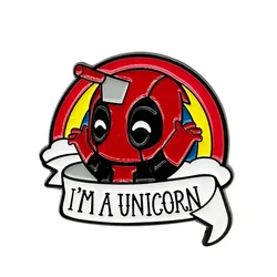 Deadpool Briefcase Badges With Anime Manga Brooches Brooch for Clothes Enamel Pin Lapel Pins for Backpacks Badges on Backpack
