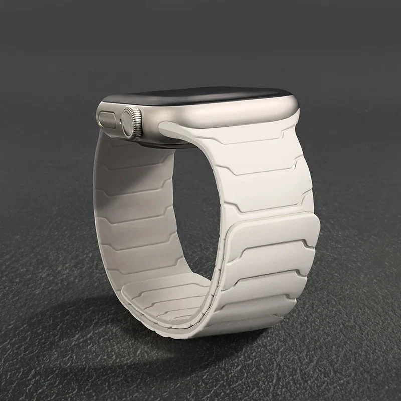 Magnetic Silicone Link Loop Bracelet
