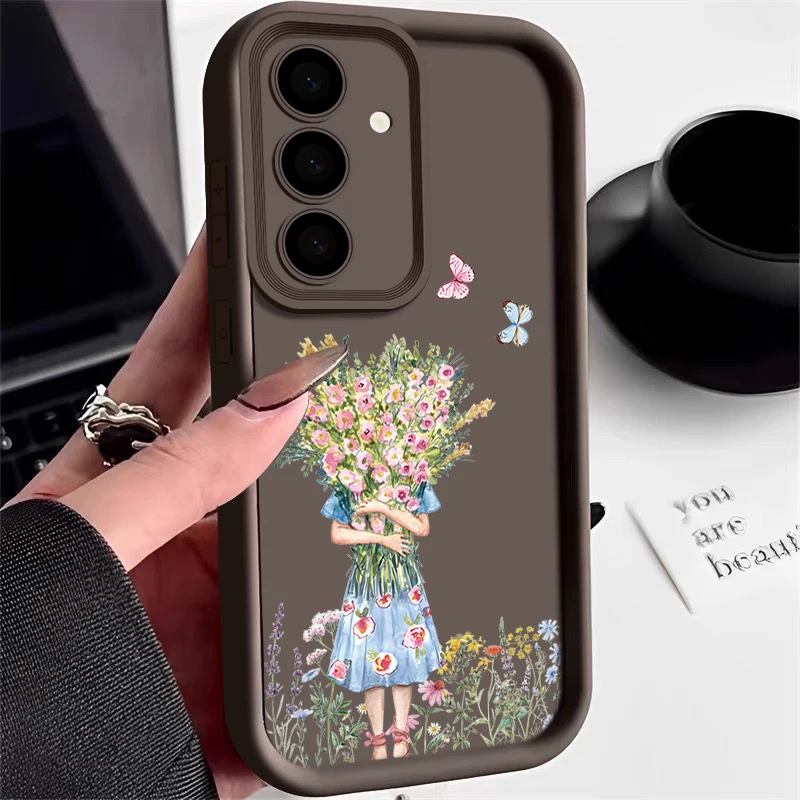 Floral Design Protective Phone Case