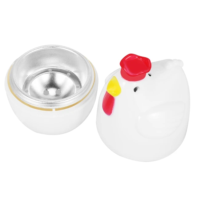 Chick-shaped 1 Boiled Egg Steamer Steamer Pestle Microwave Egg Cooker Cooking  Tools Kitchen Gadgets
