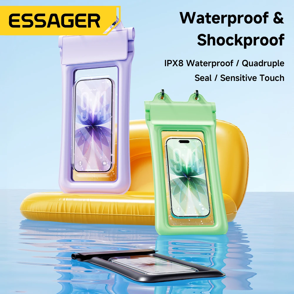 Essager Floating Waterproof Phone Case with Strap