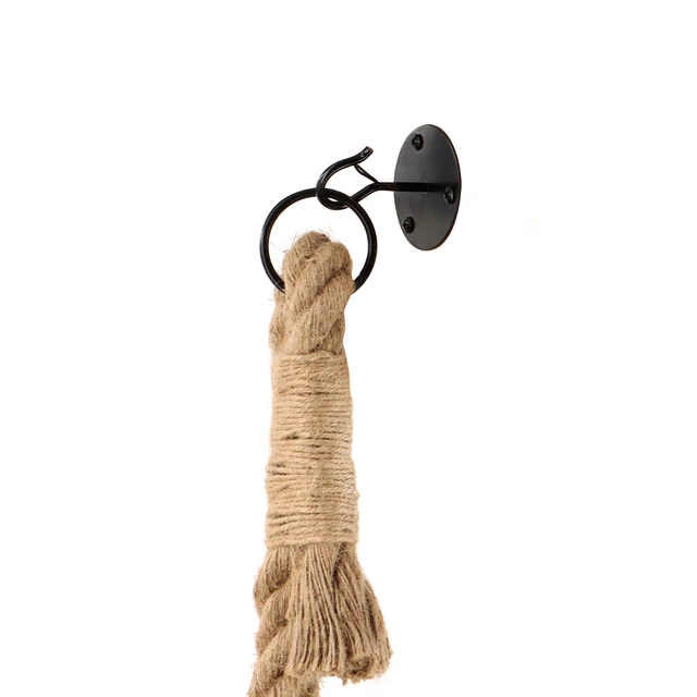 Cat Climbing Shelf Cat Climbing Rope 3m Jute Rope Ceiling-Mounted Climbing Rope for Cats Kickers Climbers Toys for Cat Scratcher 6