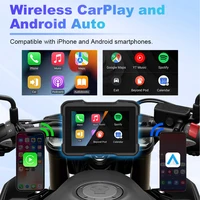 Jansite 5‘’ Motorcycle Carplay Navigation Android Auto Motor IPS Screen IP67 TPMS Easy to Install Universal - Image 2