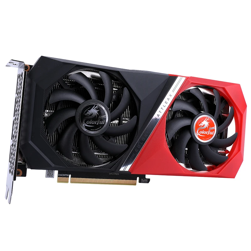 Colorful  iGame GeForce RTX 3050 8GB GDDR6 128-bit 14 Gbps PCIE 4.0 Gaming Graphics Card video card in computer