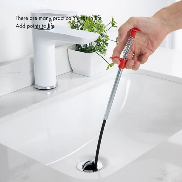 90 Cm -Es Csatornás Kígyó Rugócső Kotrási Szerszám Oldóblokkoló Leeresztő Küszöbök A Konyhai Mosogató Szennyvíztisztító Víz Szerszámhoz - Image 2