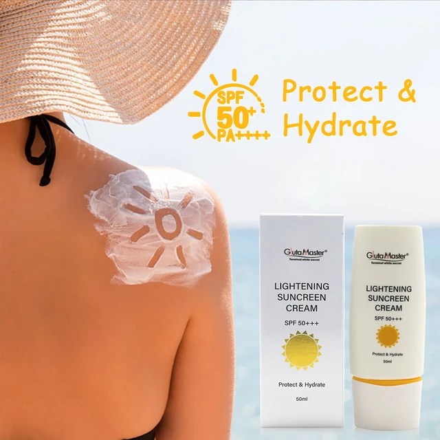 Gluta Master Sunscreen Cream Sunscreen SPF 50+ Face intensive uv