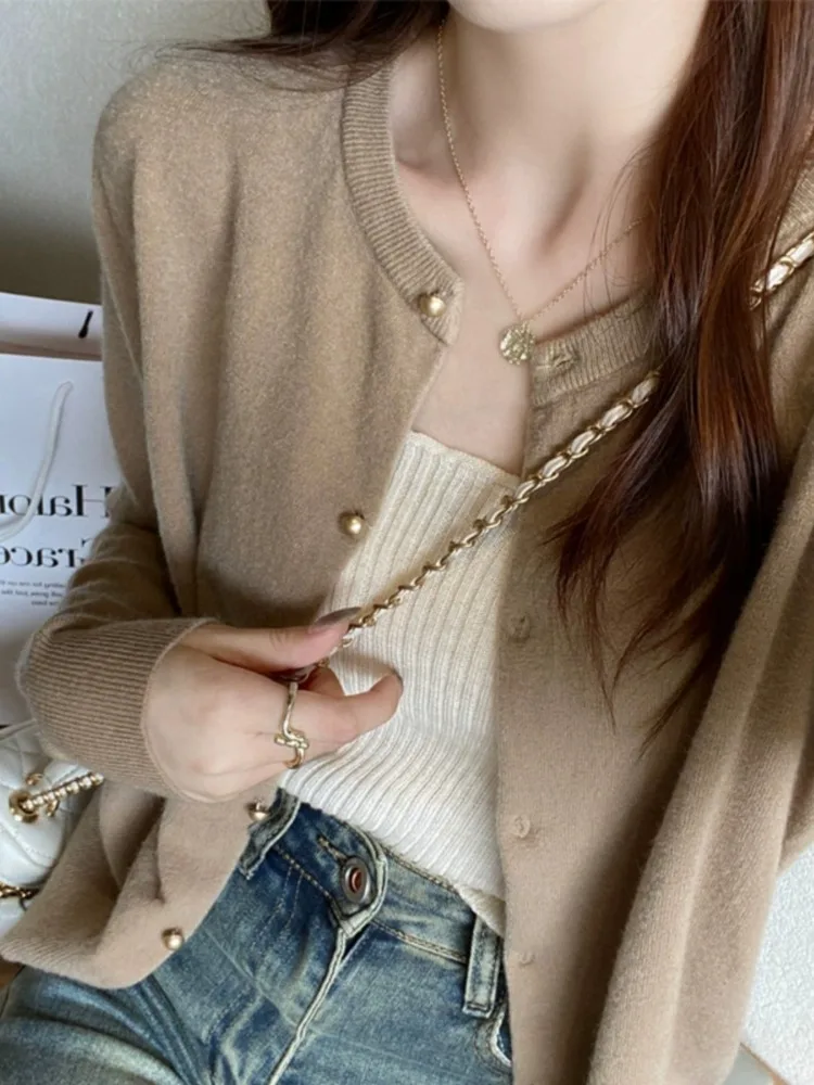 Women Long Sleeve Knitted Sweater Autumn Casual Top
