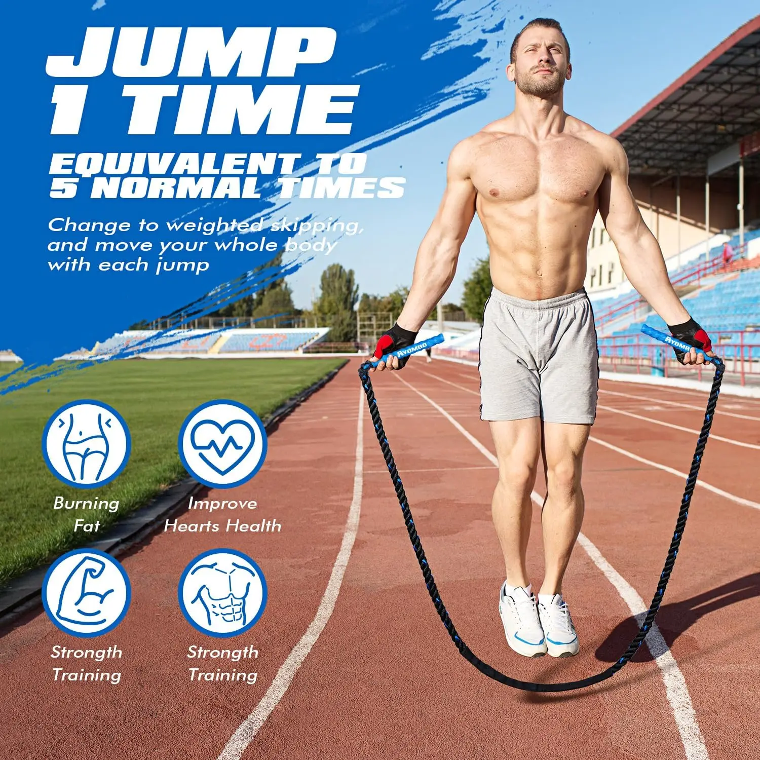 Weighted Fitness Jump Rope 3